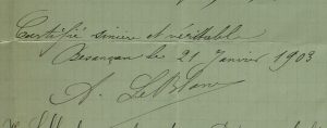 signature