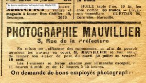 MAUVILLIER-Pub-1918